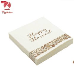 Color Printed Paper Napkins for Dinner